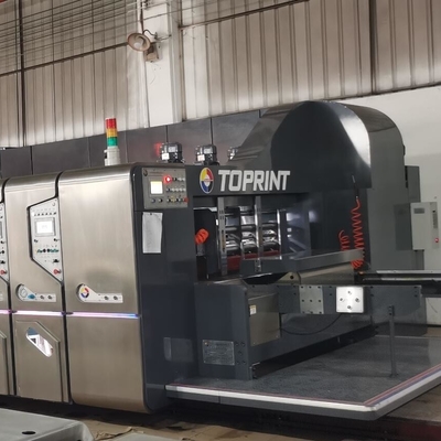 60mm Box Folder Gluer Machine Fully Computerized Control folding gluing 300Sheet/min