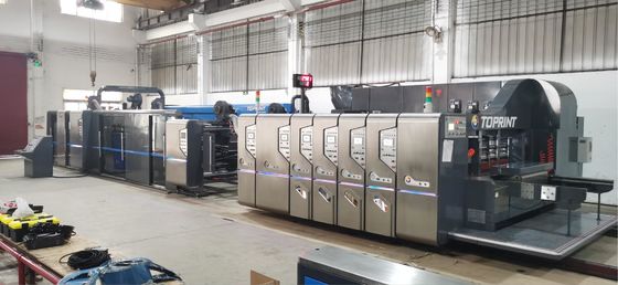 Carton Folder Gluer Machine 1200x2400 For Corrugated Carton Box Making