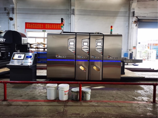 40s Heavy Duty Flexo Printer Slotter 40mm Folder Gluer Carton Making Machine