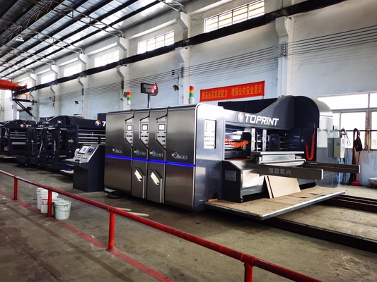 40s Heavy Duty Flexo Printer Slotter 40mm Folder Gluer Carton Making Machine