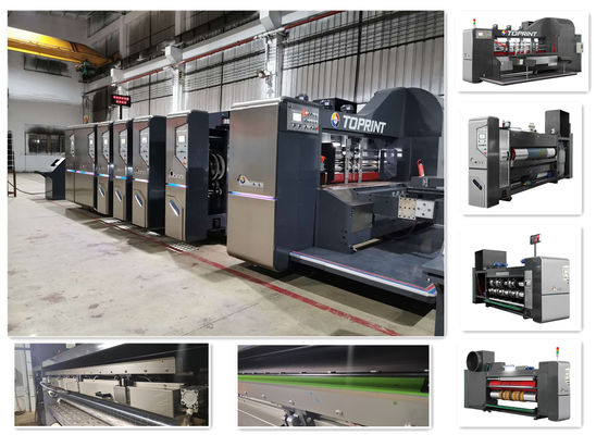 12kw Corrugated Box Die Cutting Machine Servo Control With Lead Edge Feeder